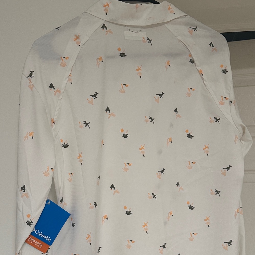 NWT Columbia Womens Silver Ridge Omni-Shield patterned Shirt - Picture 5 of 8